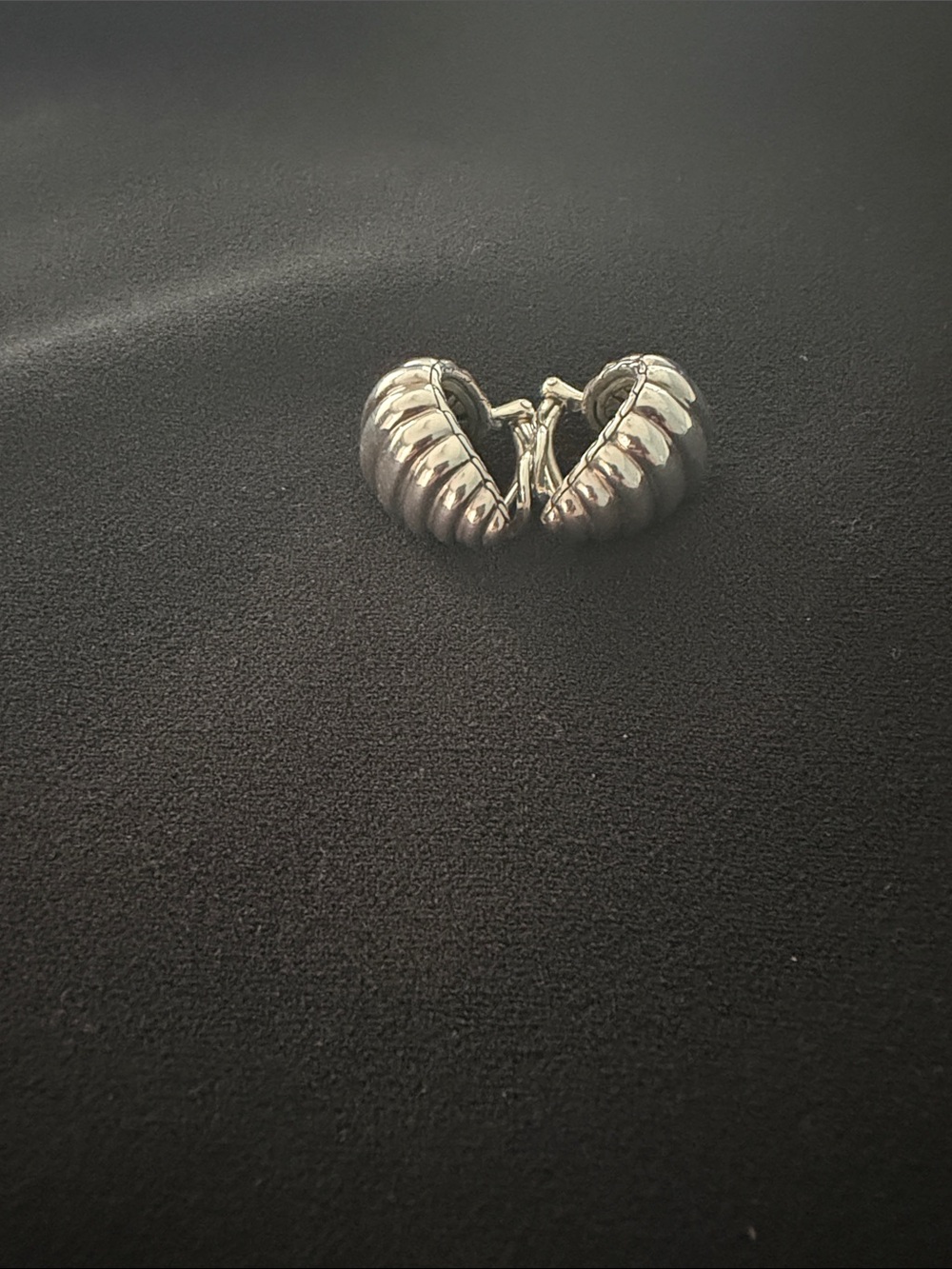 David Yurman shrimp post with lever back earrings